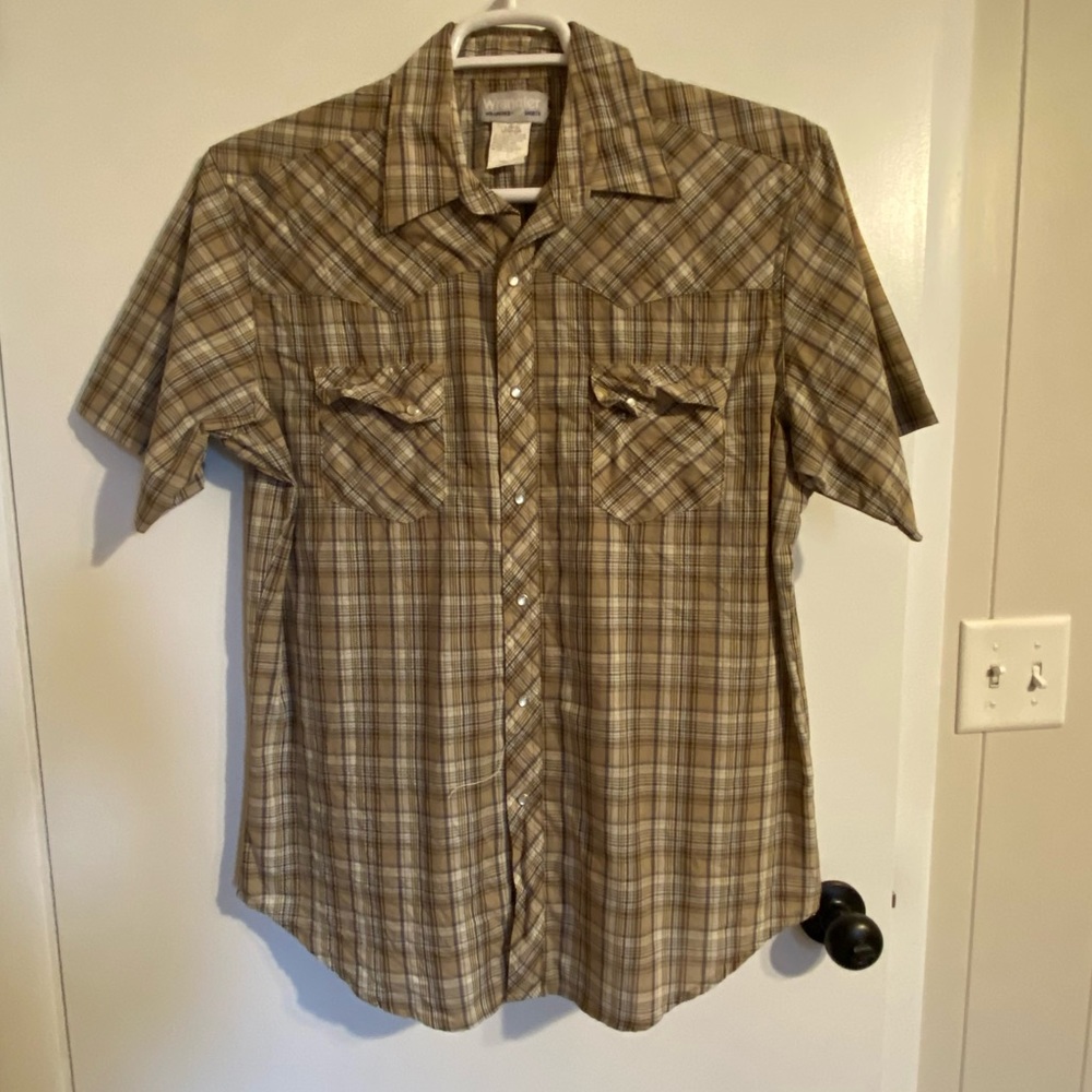 Mens Short Sleeve Button Up
